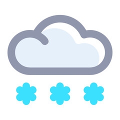 Cloud storage icon symbol vector image. Illustration of the database server hosting cloud system digital design image