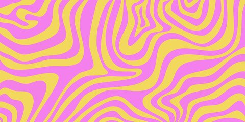 Hippie groovy psychedelic wave, great design for any purposes. 