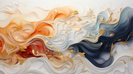 Silver-Gilded Botany: 3D Watercolor Artistry - Generative AI