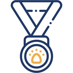 Vector Icon Medal, Sports, Competition, Training, Prize, Winner