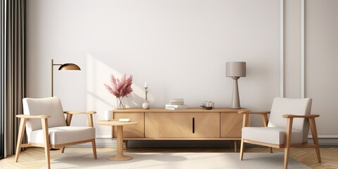 idea for a relaxing room with chairs and a small table that is simple but comfortable for relaxing