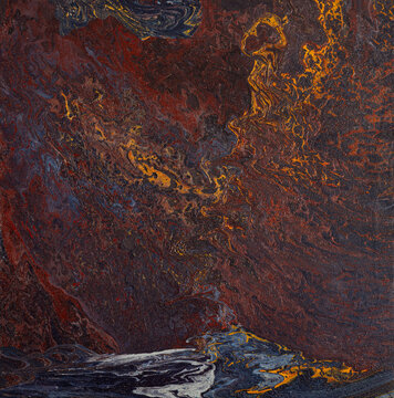 Painting of marbled Earthy Textures