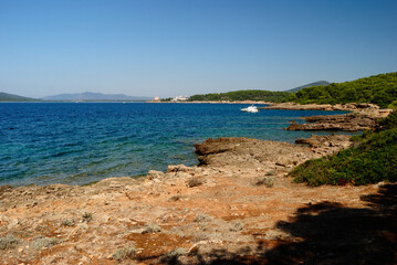 Veduta della costa di Punta Giglio