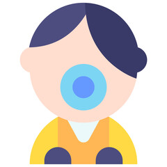 Vector Icon Bionic, Bionic Eye, Engineering, Future, Robotics, Artificial Intelligence