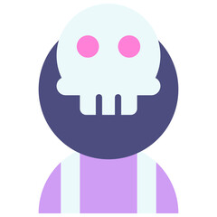 Vector Icon Skull, Character, Cultures, Bones, Design, Avatar