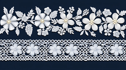 Auglaize decorative flower floral lace embroidery design