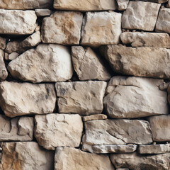 Stone wall, brick mansory cartoon repeat pattern rough textured tile