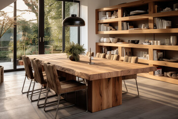 dining room, Generative AI