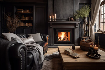 modern living room, Generative AI