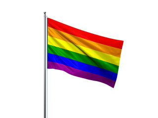 Colorful rainbow gay pride flag, lgbt flag, LGBT flag