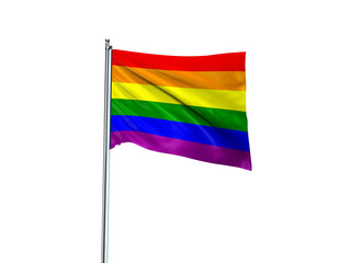 Colorful rainbow gay pride flag, lgbt flag, LGBT flag