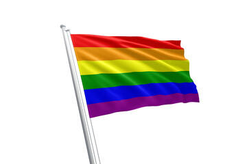 Colorful rainbow gay pride flag, lgbt flag,LGBT flag