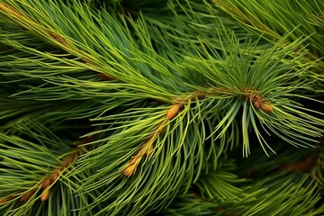 Pattern of pine needles. Generative AI