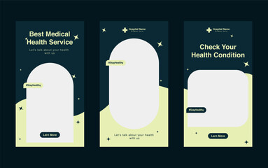 Medical Social Media Post Template, Editable Healthcare Social Media Banner Template. Social media post design free vector. Anyone can use This Design Easily,Banner,Poster,Instagram story