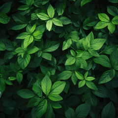 Fototapeta na wymiar Natural background of green leaves. Nature background