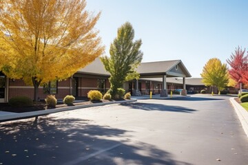 parking lot of a hospice during daytime