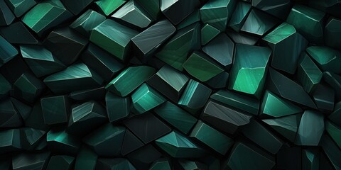 Black dark bottle green teal jade abstract background. Geometric shape