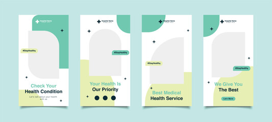 Medical Social Media Post Template, Editable Healthcare Social Media Banner Template. Social media post design free vector. Anyone can use This Design Easily,Banner,Poster,Instagram story