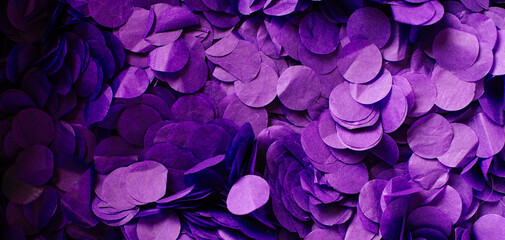 purple background, Confetti for wedding birthday parties, birthday / paper scraps