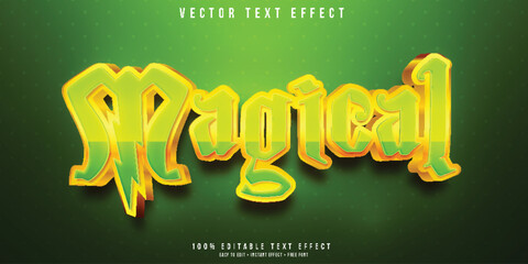 Magical 3d editable text effect
