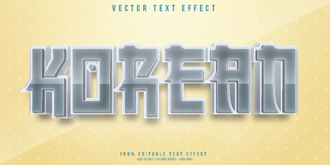 Koren 3d editable text effect