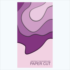 abstract background and paper cut shapes. Vector design layout for business presentations, flyers, posters and invitations, etc. Eps 10