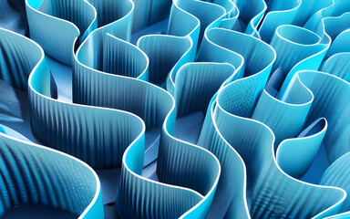Obraz premium Abstract background lines and shapes ai generative