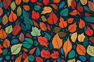 full frame background of fllowers muitcolor leaves and daimond with bears and p[urses abstract background 