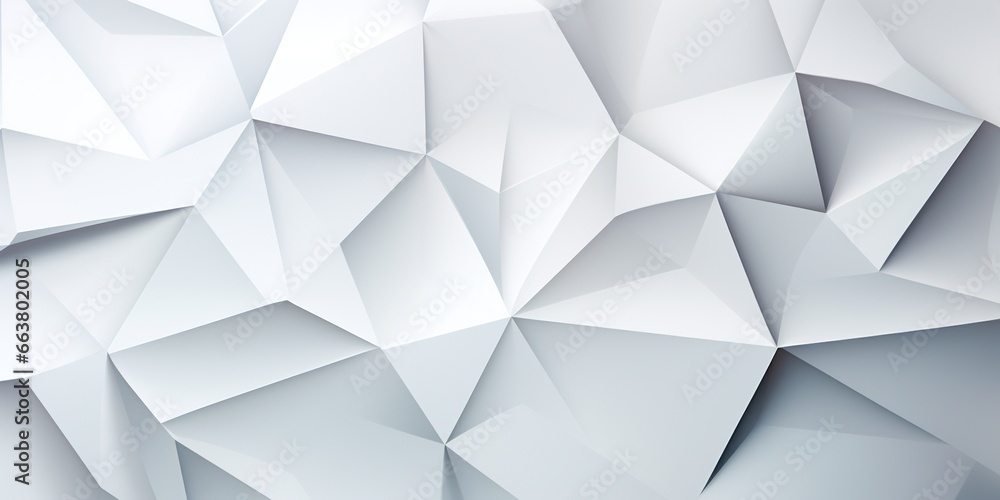 Poster white abstract background with geometric patterns