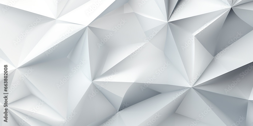 Poster white abstract background with geometric patterns