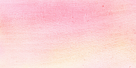 Abstract watercolor background, flowing pink watercolor. Large beautiful banner. Textured wide wallpaper.