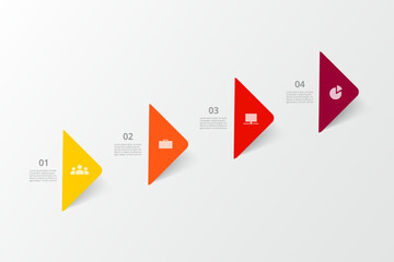 Infographic with 4options.