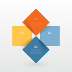 Vector business template for presentation.