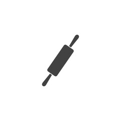 Rolling pin icon in flat style. Vector