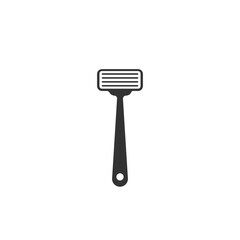Safety razor icon in flat style. Vector