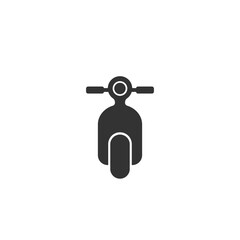 Scooter icon design vector in flat