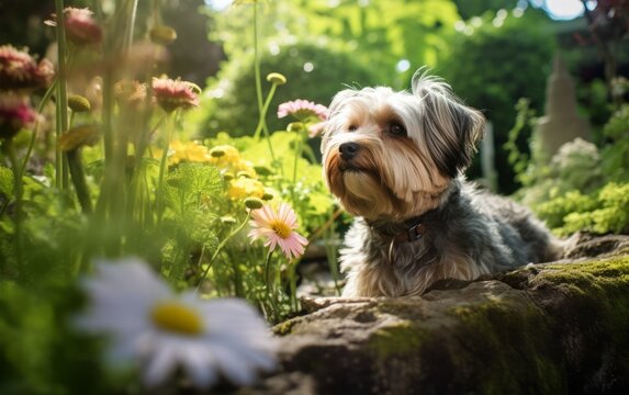 Photo of Dog in a garden