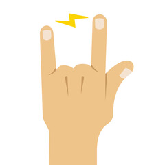 Obraz premium shaka sign, hang loose, surf culture sign, vector illustration