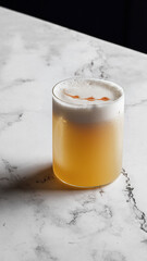 Homemade Whiskey Sour Cocktail Drink