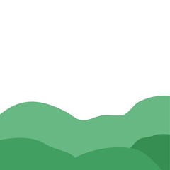 green hill clipart