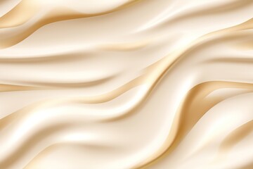 Obraz premium Beige seamless pattern with abstract waves. Applicable for fabric print, textile, wrapping paper, wallpaper. Beige background with golden splines. Repeatable texture.