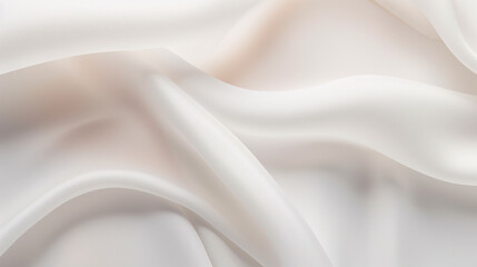 White dynamic Cloth silk fabric background