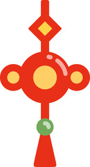 Chinese decoration flat icon