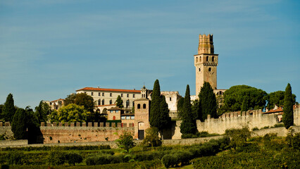 Fototapeta na wymiar Castello di San Salvatore, Collalto, Treviso. Veneto, Italia