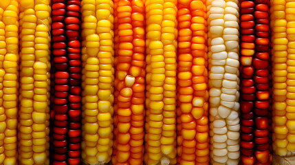 Single ear of corn isolated ,Corn on the Cob Isolated,Grilled corn on the cob with butter and salt on the grill plate, close-up


