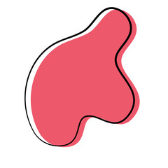 abstract organic shapes