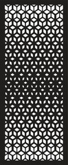 CNC pattern, trapezoid shape design, gray-black background.