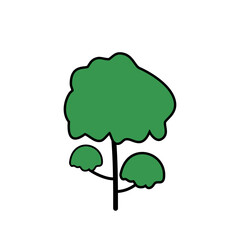 Tree Doodle Cartoon