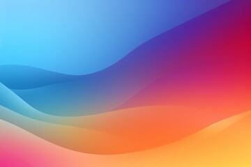 Vibrant Blue, Purple, Red, and Yellow Gradient Backgroun
