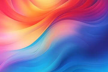 Vibrant Blue, Purple, Red, and Yellow Gradient Backgroun
